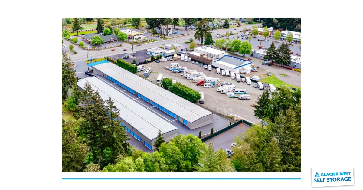 skyview of the storage facility